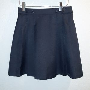 Chaps pleated navy skort